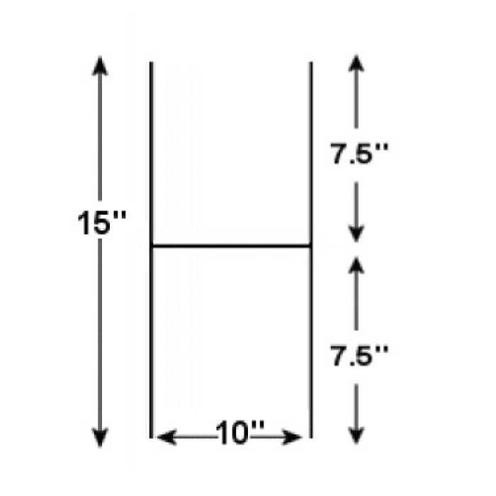 10"x15" Stakes